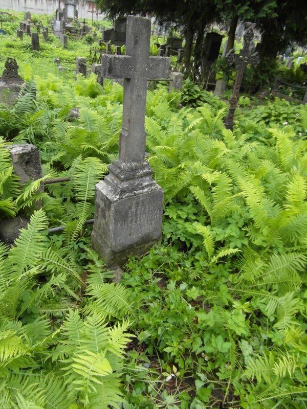 Tombstone of Stefan Kuczewski, Na Rossie cemetery in Vilnius, as of 2013