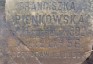 Fotografia przedstawiająca Nagrobek Franciszki Pienkowskiej