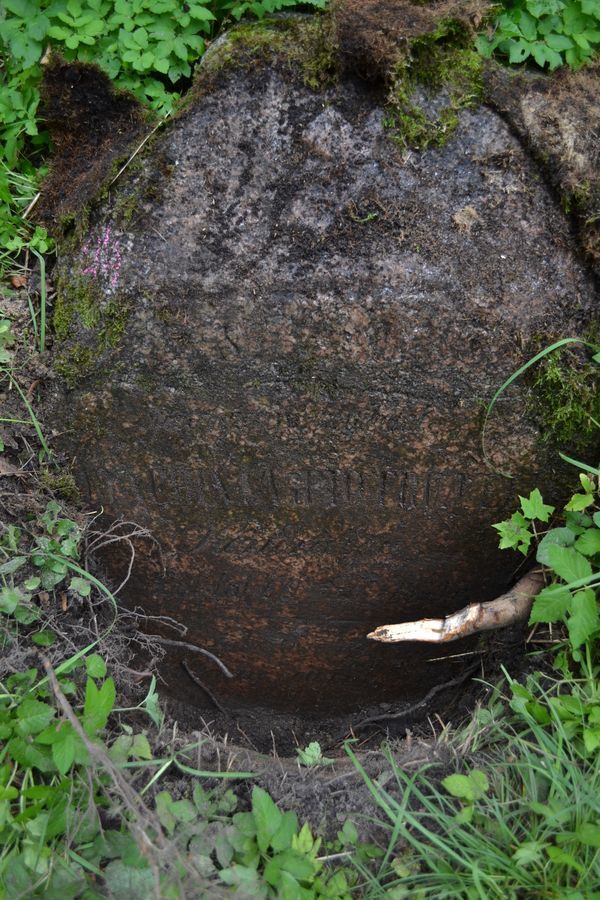 Tombstone of Joachim and Petronela Kondrat, Ross Cemetery, Vilnius, 2013