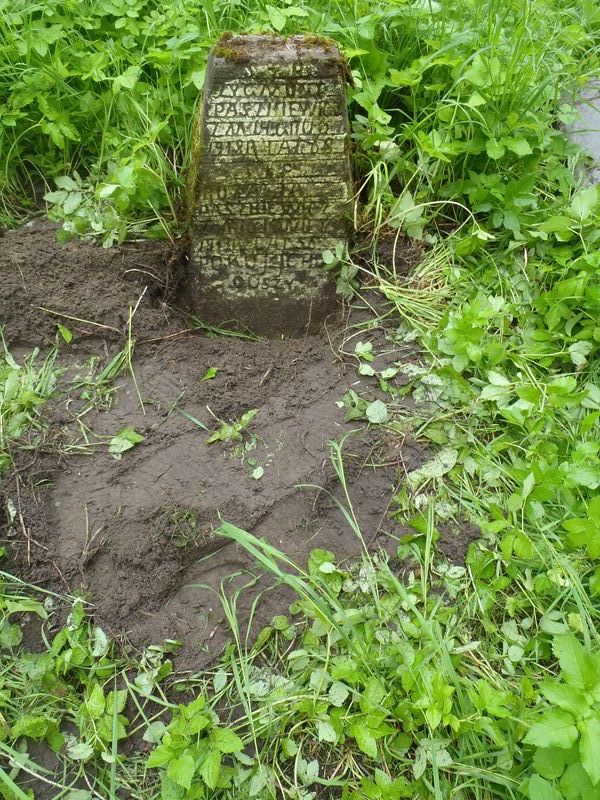 Nagrobek Rozalii i Zygmunta Paszkiewiczów, cmentarz Na Rossie w Wilnie, stan z 2013