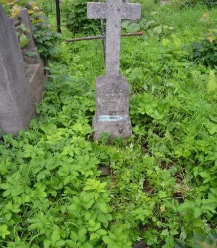 Nagrobek Anieli Kosakowskiej, cmentarz na Rossie w Wilnie, stan z 2013