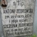 Fotografia przedstawiająca Tombstone of Antoni and Szczepan Żebrowski