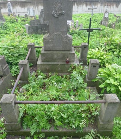 Nagrobek Janiny i Dominika Zasońskich, cmentarz Na Rossie w Wilnie, stan z 2013 r.