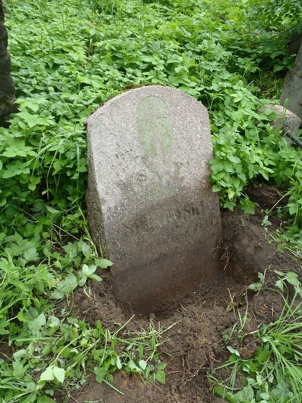 Tombstone of Jakub Sitkowski, Na Rossie cemetery in Vilnius, as of 2013
