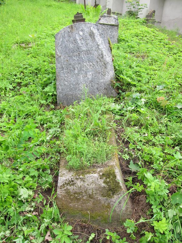 Tombstone of Ambroży Ławiński, Ross Cemetery in Vilnius, as of 2013