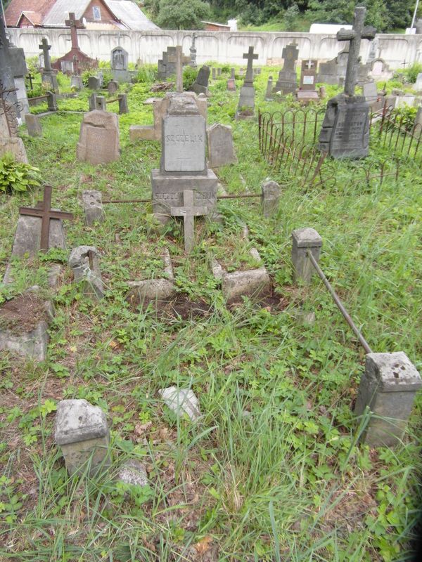 Tombstone of the Szczelik family, Na Rossie cemetery in Vilnius, as of 2013