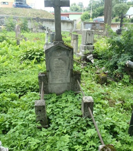 Nagrobek Michała Zawadzkiego, cmentarz Na Rossie w Wilnie, stan z 2013