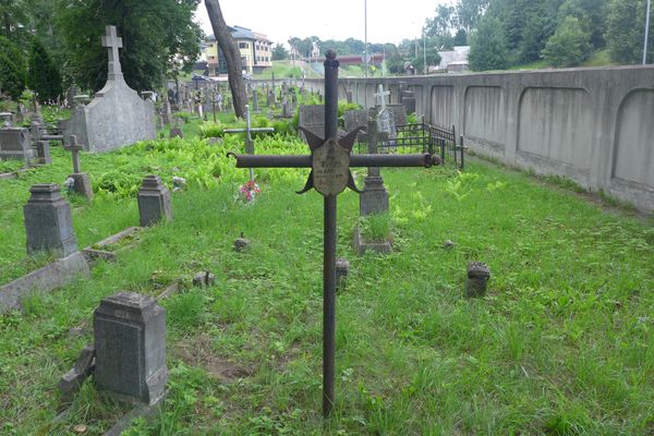 Tombstone of Jan Kutko, Na Rossie cemetery in Vilnius, as of 2013.