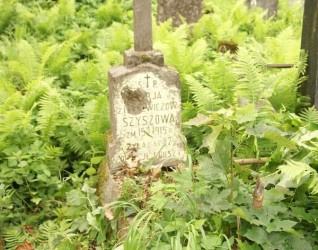 Nagrobek Marii Szyszowej, cmentarz Na Rossie w Wilnie, stan z 2013