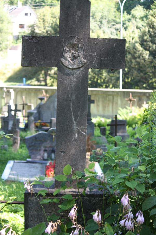 Gravestone of the Grunau family, Na Rossie cemetery in Vilnius, as of 2014.
