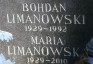 Fotografia przedstawiająca Tombstone of the Limanowski family