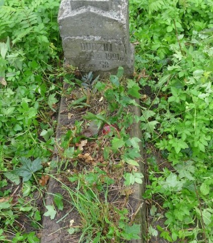 Nagrobek N.N. Dudzin, cmentarz Na Rossie w Wilnie, stan z 2013 r.