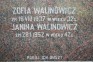 Photo montrant Tombstone of Janina and Zofia Walinowicz