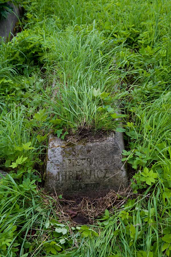Tombstone of Petronela Jurewicz Konopko from the Ross cemetery in Vilnius, as of 2013.