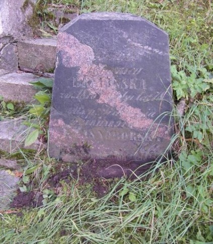 Nagrobek Pauliny Brylińskiej i Wiktorii Krasnoborskiej, cmentarz na Rossie w Wilnie, stan na 2013 r.