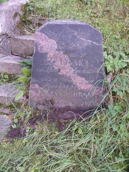 Nagrobek Pauliny Brylińskiej i Wiktorii Krasnoborskiej, cmentarz na Rossie w Wilnie, stan na 2013 r.