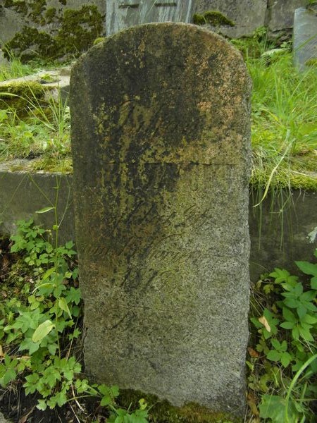 Tombstone of Julian Brazycki, Ross cemetery in Vilnius, as of 2013.