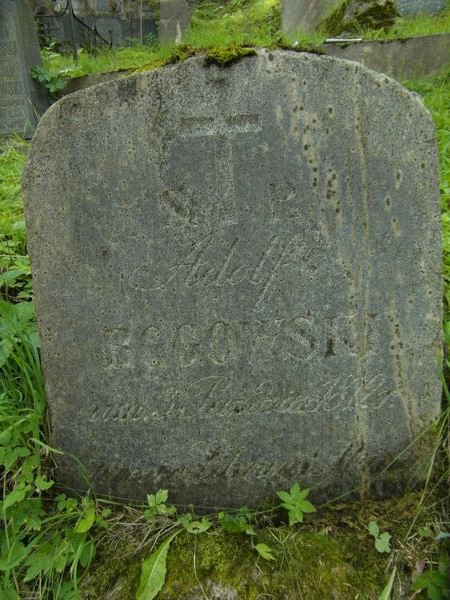 Tombstone of Adolf Rogowski, Ross cemetery in Vilnius, as of 2013.