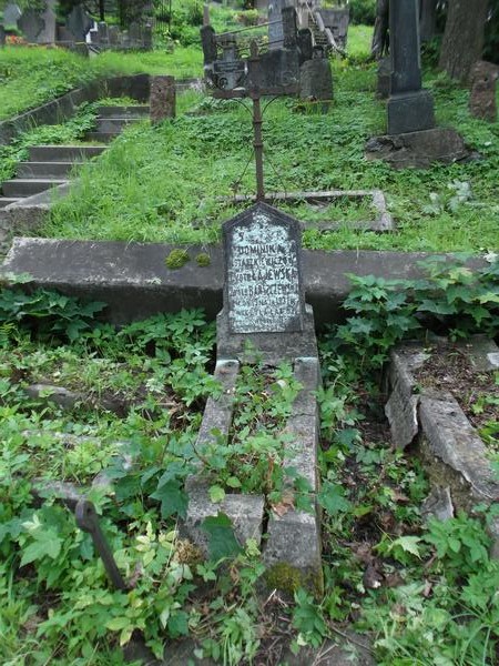 Nagrobek Dominiki Barszczewskiej, cmentarz Na Rossie w Wilnie, stan z 2012