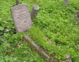 Nagrobek Stefana Rusieckiego, cmentarz Na Rossie w Wilnie, stan z 2013