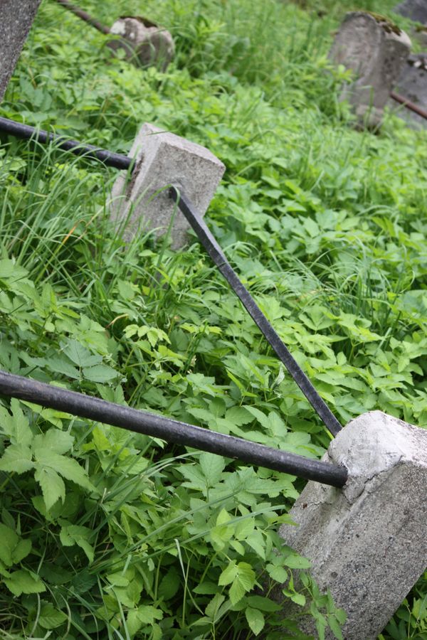 Fencing of the tombstone of Helena and Jozef Klitschko, Na Rossa cemetery in Vilnius, as of 2014.