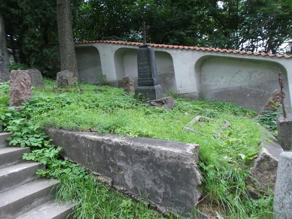 Kwatera nagrobka Wincentego Dzielewicza, cmentarz Na Rossie w Wilnie, stan z 2012