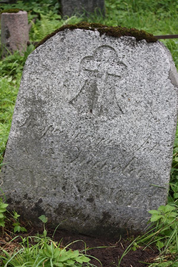 Nagrobek Karola Martusewicza, cmentarz Na Rossie w Wilnie, stan z 2014 r.