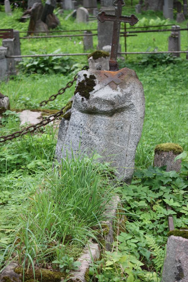 Tombstone of Jan Czerniel, Na Rossie cemetery in Vilnius, as of 2014.