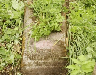 Nagrobek Adama Mieczkowskiego, cmentarz Na Rossie w Wilnie, stan z 2013