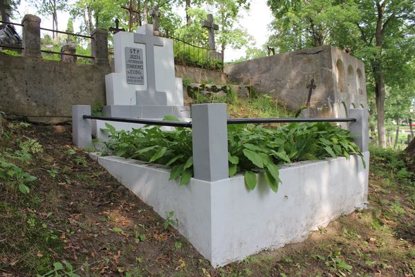 Tomb of Jozefa Stankiewicz, Ross cemetery in Vilnius, as of 2013