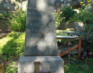 Nagrobek Józefa i Pauliny Swilejnis, cmentarz Na Rossie w Wilnie, stan z 2013