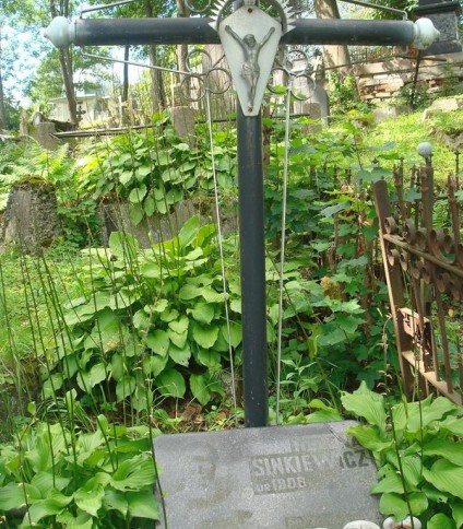 Nagrobek Heleny Sienkiewicz, cmentarz Na Rossie w Wilnie, stan z 2013