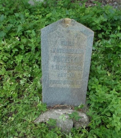 Nagrobek Emilii Poczepko, cmentarz Na Rossie w Wilnie, stan z 2012