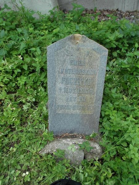 Nagrobek Emilii Poczepko, cmentarz Na Rossie w Wilnie, stan z 2012