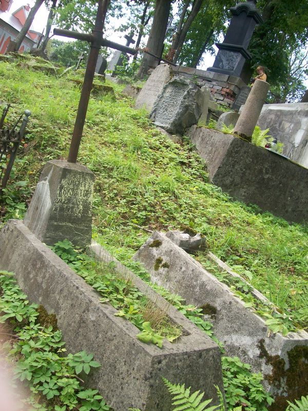 Tombstone of Józef Krysztod, Na Rossie cemetery in Vilnius, as of 2013