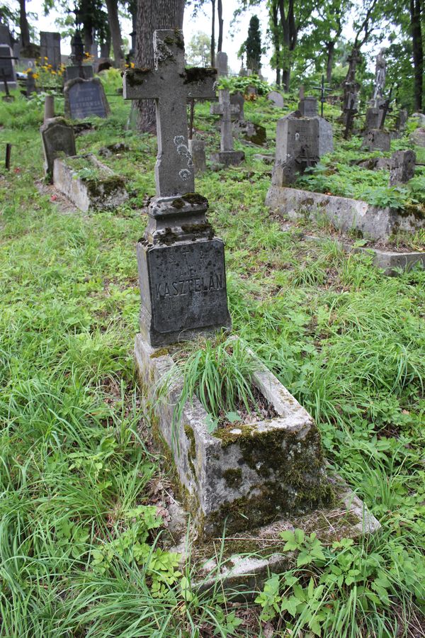 Tombstone of Jan Kasztelan, Ross Cemetery in Vilnius, as of 2013