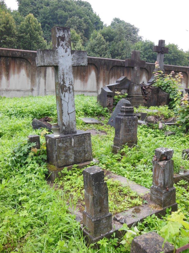 Maria Markievich's tombstone from the Ross Cemetery in Vilnius, as of 2013.
