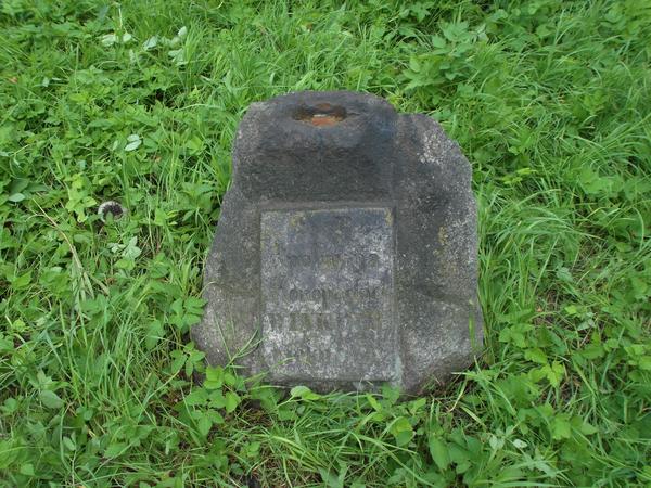 Tombstone of Apolonia Winkler, Na Rossie cemetery in Vilnius, as of 2012