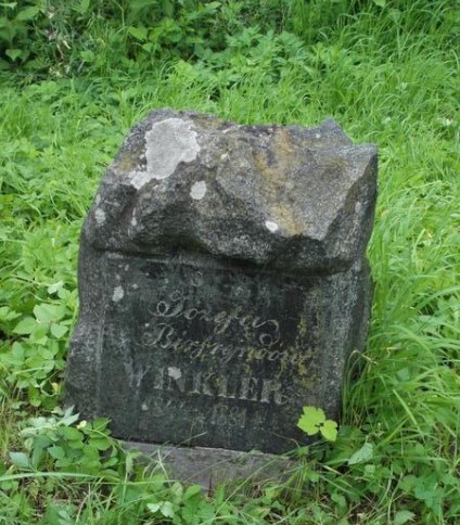 Nagrobek Józefy Winkler, cmentarz Na Rossie w Wilnie, stan z 2012