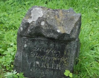 Nagrobek Józefy Winkler, cmentarz Na Rossie w Wilnie, stan z 2012