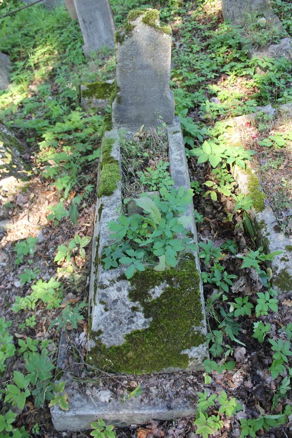 Tombstone of Adam Piotrowski, Rossa cemetery in Vilnius, as of 2013