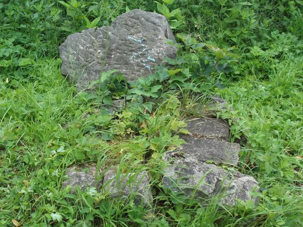 Fragment nagrobka Józefy Nowickiej, cmentarz Na Rossie w Wilnie, stan z 2012