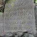 Fotografia przedstawiająca Nagrobek Józefy Nowickiej