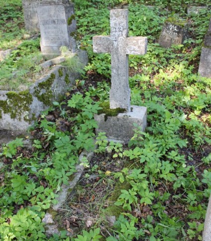 Nagrobek Józefy Rajeckiej, cmentarz na Rossie w Wilnie, stan z 2013