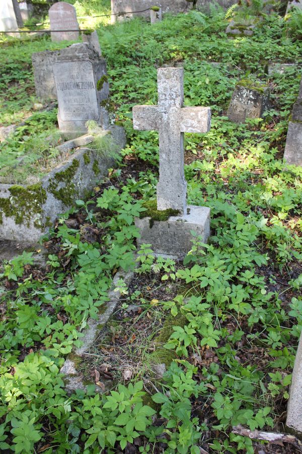 Tombstone of Jozefa Rajecka, Rossa cemetery in Vilnius, as of 2013