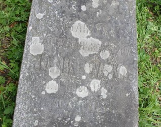 Nagrobek Katarzyny Jankowskiej, cmentarz Na Rossie w Wilnie, stan z 2013