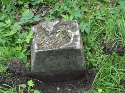 Nagrobek Fortunata Zasztowta, cmentarz Na Rossie w Wilnie, stan z 2012