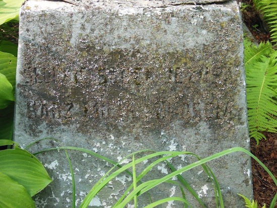 Inskrypcja nagrobka Wiktora Murana i Jana Rudzińskiego, cmentarz Na Rossie w Wilnie, stan z 2013