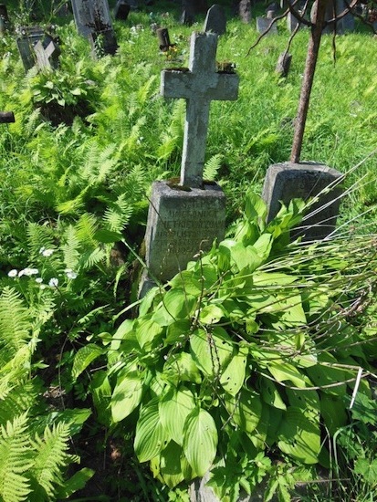Tombstone of Veronika Pietkiewicz, Na Rossie cemetery in Vilnius, 2013