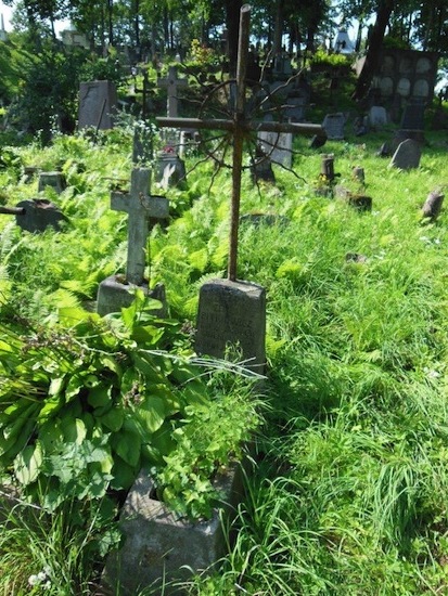 Nagrobek Zenona Pietkiewicza, cmentarz Na Rossie w Wilnie, stan z 2013
